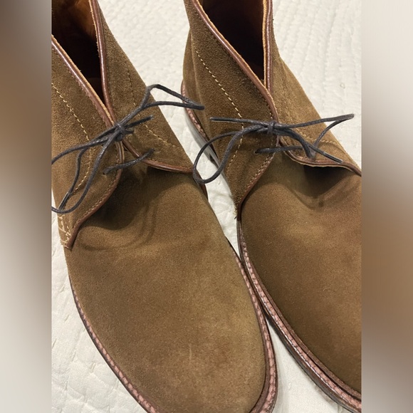 MEN’S ALDEN UNLINED CHUKKA SNUFF SUEDE SHOES 8.5 B/D. ENC - Picture 9 of 14